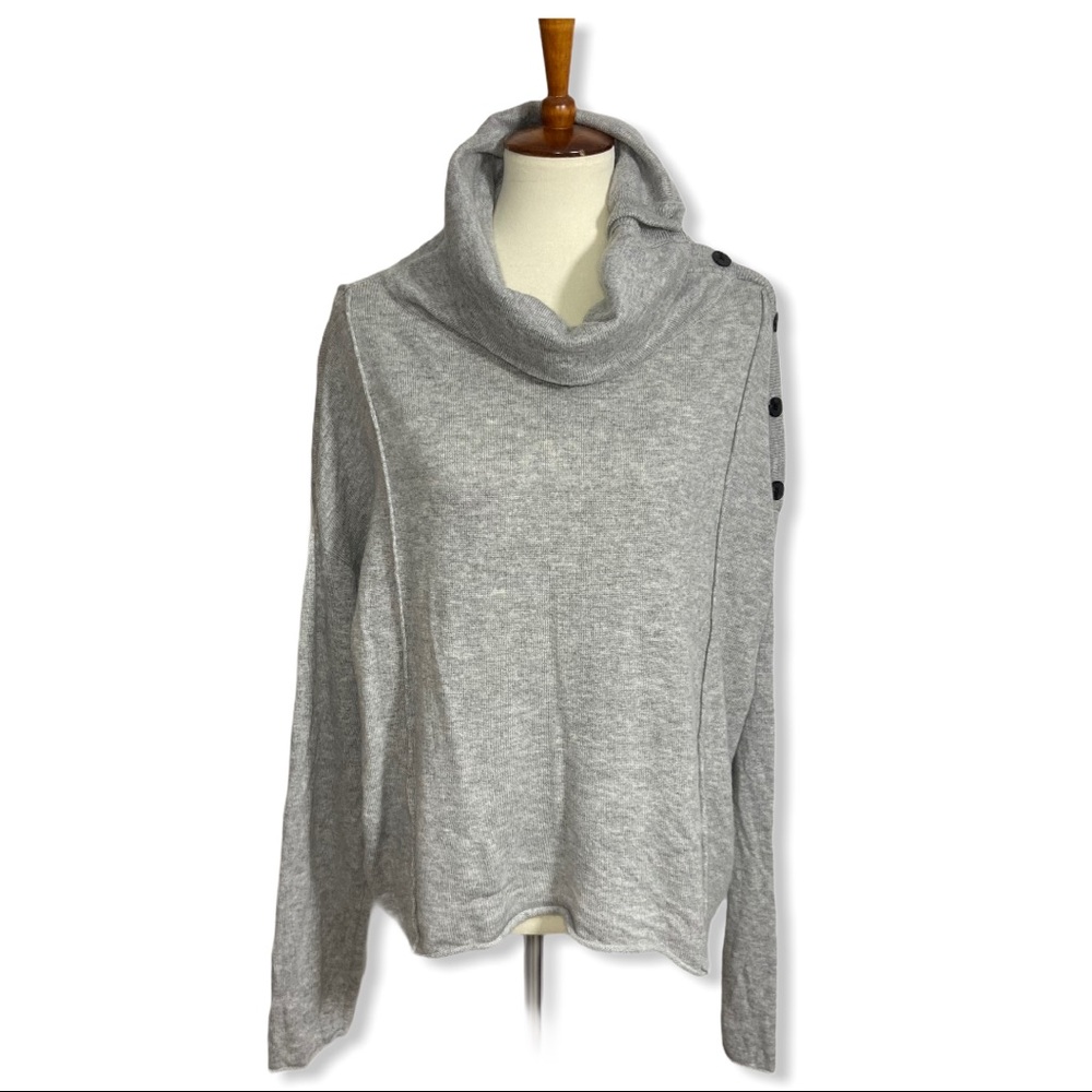 SPLENDID Wool Blend Gray Sweater Wool Blend
